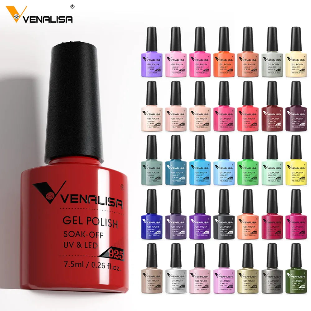 Vernis Semi-Permanent Gel UV — 60 Couleurs Longue Tenue